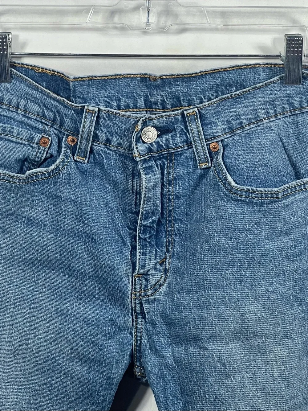 Levis Jeans Mens 505 Straight Leg 30 Denim Bottoms Medium Wash Everyday 30x30